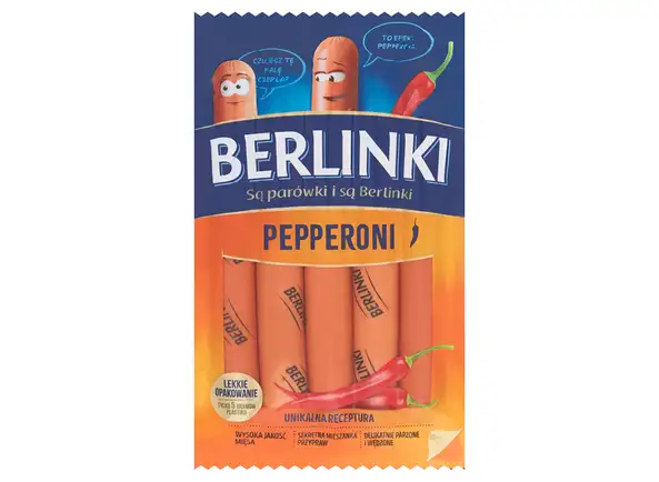 Berlinki Pepperoni Hotdogs